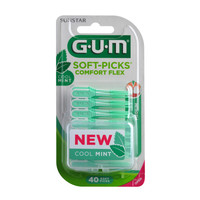 GUM Soft Picks Comfort Flex regular mint - 40st