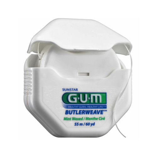 GUM GUM Butlerweave waxed mint floss - 55mtr