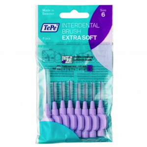 TePe TePe Interdentale ragers extra soft lichtlila 1,1mm - 8st TePe TePe Interdentale ragers extra soft lichtlila 1,1mm - 8st