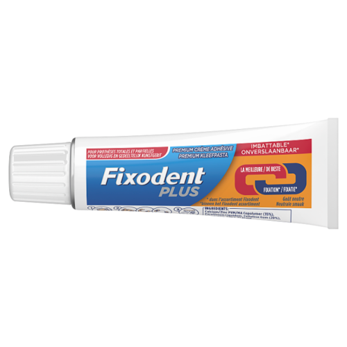 Fixodent Fixodent Plus De beste fixatie Premium Kleefpasta - 40g Fixodent Fixodent Plus De beste fixatie Premium Kleefpasta - 40g