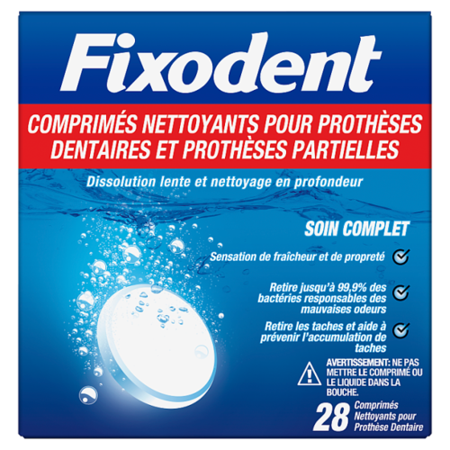 Fixodent Fixodent Soin Complet Cleanser – 28st Fixodent Fixodent Soin Complet Cleanser – 28st