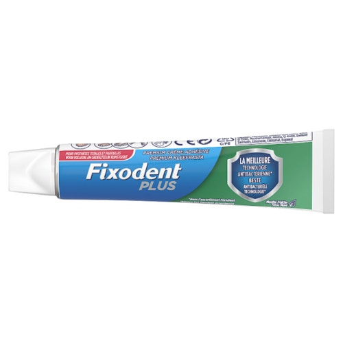 Fixodent Fixodent Plus De Beste antibacteriële technologie Kleefpasta - 40g Fixodent Fixodent Plus De Beste antibacteriële technologie Kleefpasta - 40g