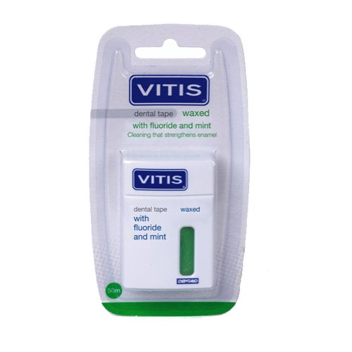 Vitis Vitis Floss Tape Waxed Groen - 1st