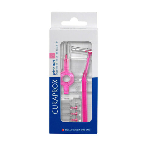 Curaprox  Curaprox CPS 08 ragers 3,2mm roze Prime Start - 5st+houders