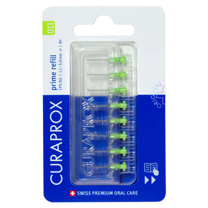 Curaprox  Curaprox CPS 011 ragers 5mm lichtgroen Prime Start navulling - 8st Curaprox  Curaprox CPS 011 ragers 5mm lichtgroen Prime Start navulling - 8st