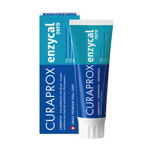 Curaprox  Curaprox Enzycal Zero Fluoride Tandpasta - 75ml