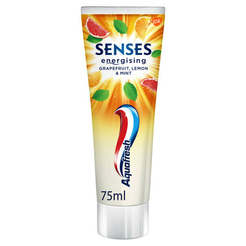 Aquafresh Aquafresh Senses Tandpasta grapefruit - 75ml Aquafresh Aquafresh Senses Tandpasta grapefruit - 75ml