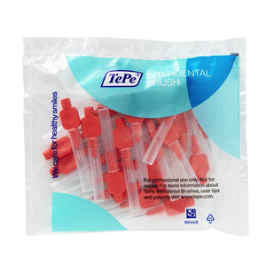 TePe TePe Interdentale ragers extra soft lichtrood 0,5mm - 25st TePe TePe Interdentale ragers extra soft lichtrood 0,5mm - 25st