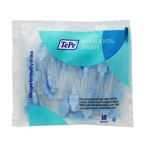 TePe TePe Interdentale ragers extra soft lichtblauw 0,6mm - 25st TePe TePe Interdentale ragers extra soft lichtblauw 0,6mm - 25st