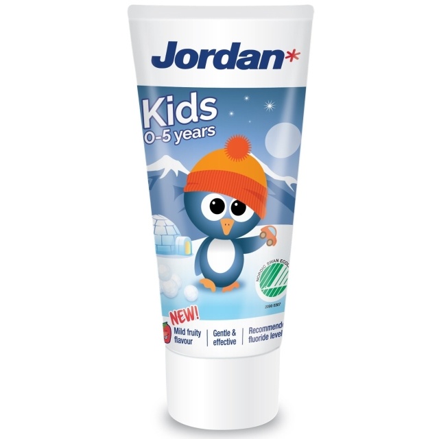 Jordan Tandpasta kids - 50ml - deonlinetandarts.nl