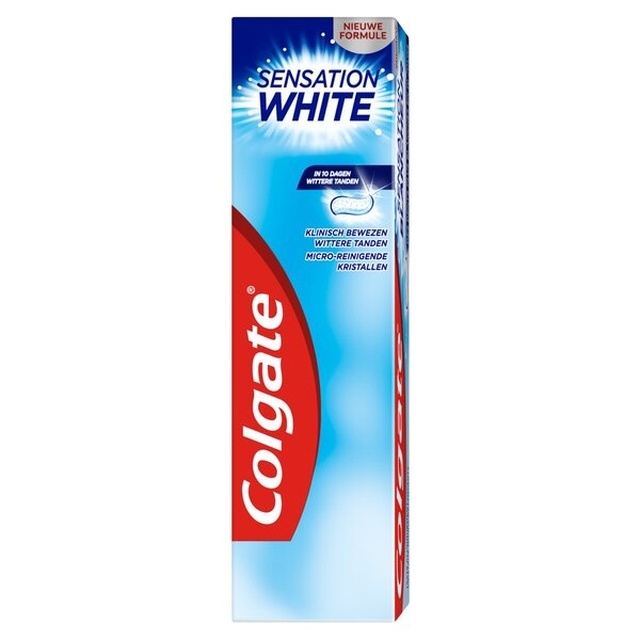Kustlijn Umeki Shilling Colgate Sensation white Tandpasta - 75ml - deonlinetandarts.nl