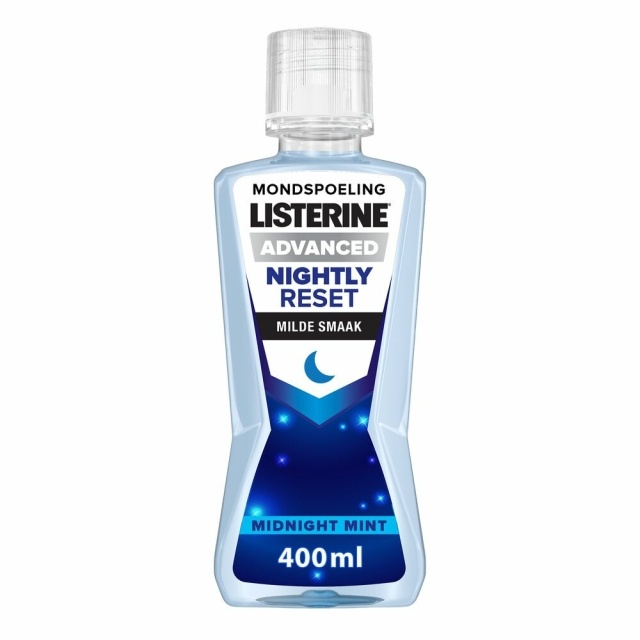 vochtigheid vitamine Uittreksel Listerine Nightly reset Mondwater - 400ml - deonlinetandarts.nl
