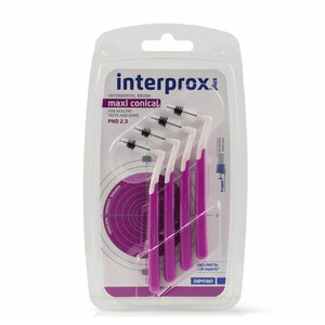 Interprox Interprox Plus ragers maxi paars 4,2-5,7 mm - 4st Interprox Interprox Plus ragers maxi paars 4,2-5,7 mm - 4st