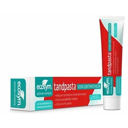Ecosym Ecosym Tandpasta voor Prothese - 75ml Ecosym Ecosym Tandpasta voor Prothese - 75ml