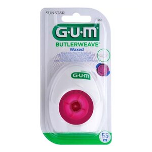 GUM GUM Butlerweave Waxed Floss - 55mtr