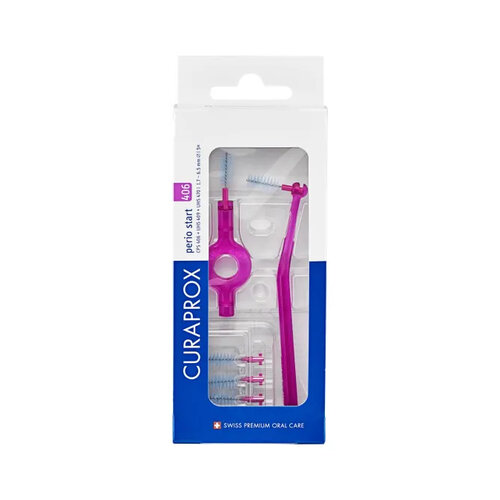 Curaprox Curaprox CPS 406 ragers 1.7 - 6.5mm paars Perio Start – 5st+houders Curaprox Curaprox CPS 406 ragers 1.7 - 6.5mm paars Perio Start – 5st+houders