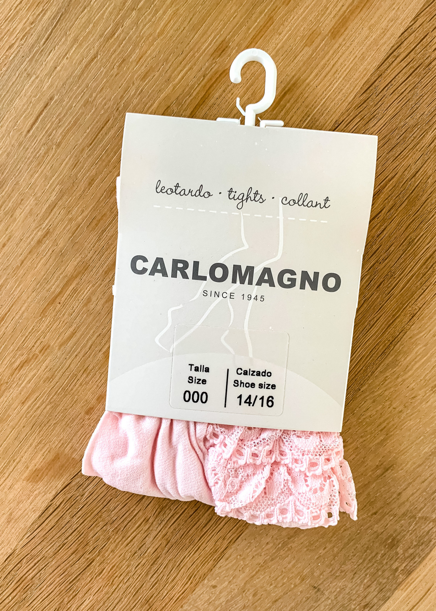 CARLOMAGNO CARLOMAGNO | Kousenbroekje met franjes roze