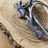 SIENA SIENA | Diadeem strik beige-grijs SIENA SIENA | Diadeem strik beige-grijs