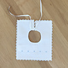 SARDON SARDON | Slabbetje wit met blauw detail SARDON SARDON | Slabbetje wit met blauw detail