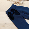 JC CASTELLA | Donkerblauw kousenbroekje velvet strik JC CASTELLA | Donkerblauw kousenbroekje velvet strik