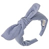 SIENA SIENA | Diadeem blauw mooie strik SIENA SIENA | Diadeem blauw mooie strik