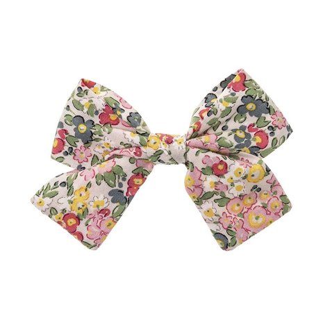 SIENA SIENA | Grote haarspeld geel met bloemenmotief SIENA SIENA | Grote haarspeld geel met bloemenmotief