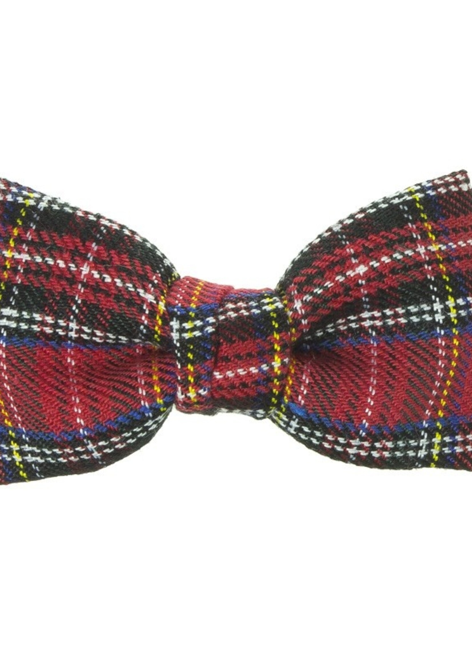 SIENA SIENA | Haarelastiekje rode tartan strik