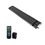 WIFI Infrarood Terrasverwarmer Black Heater met 1800 - 2400Watt