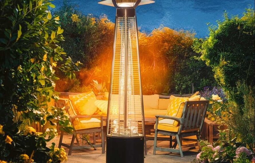 Infrarood terrasverwarmer voor de tuin