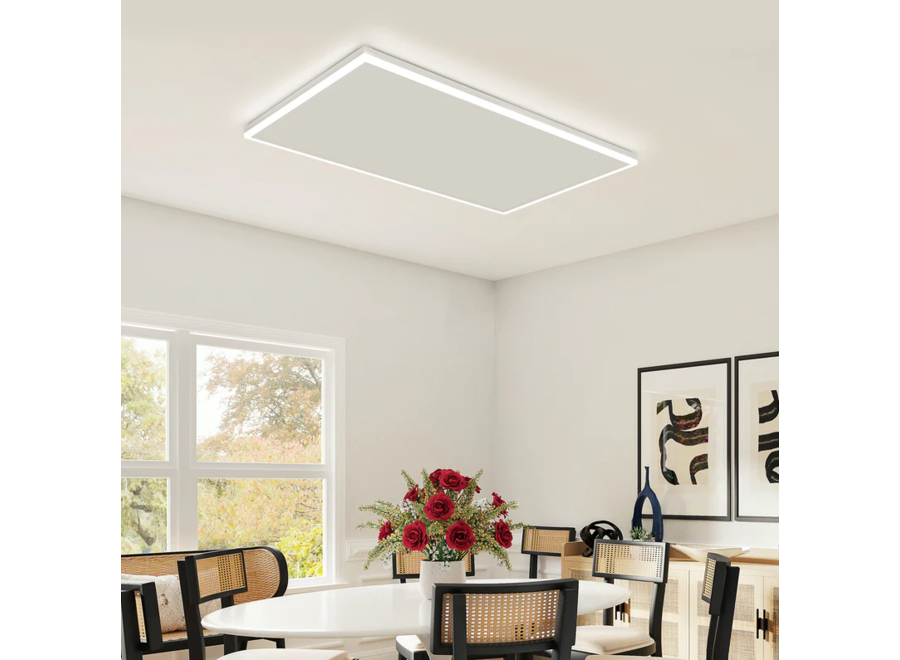 Wifi infraroodpaneel met led verlichting 63x128 cm 840Watt