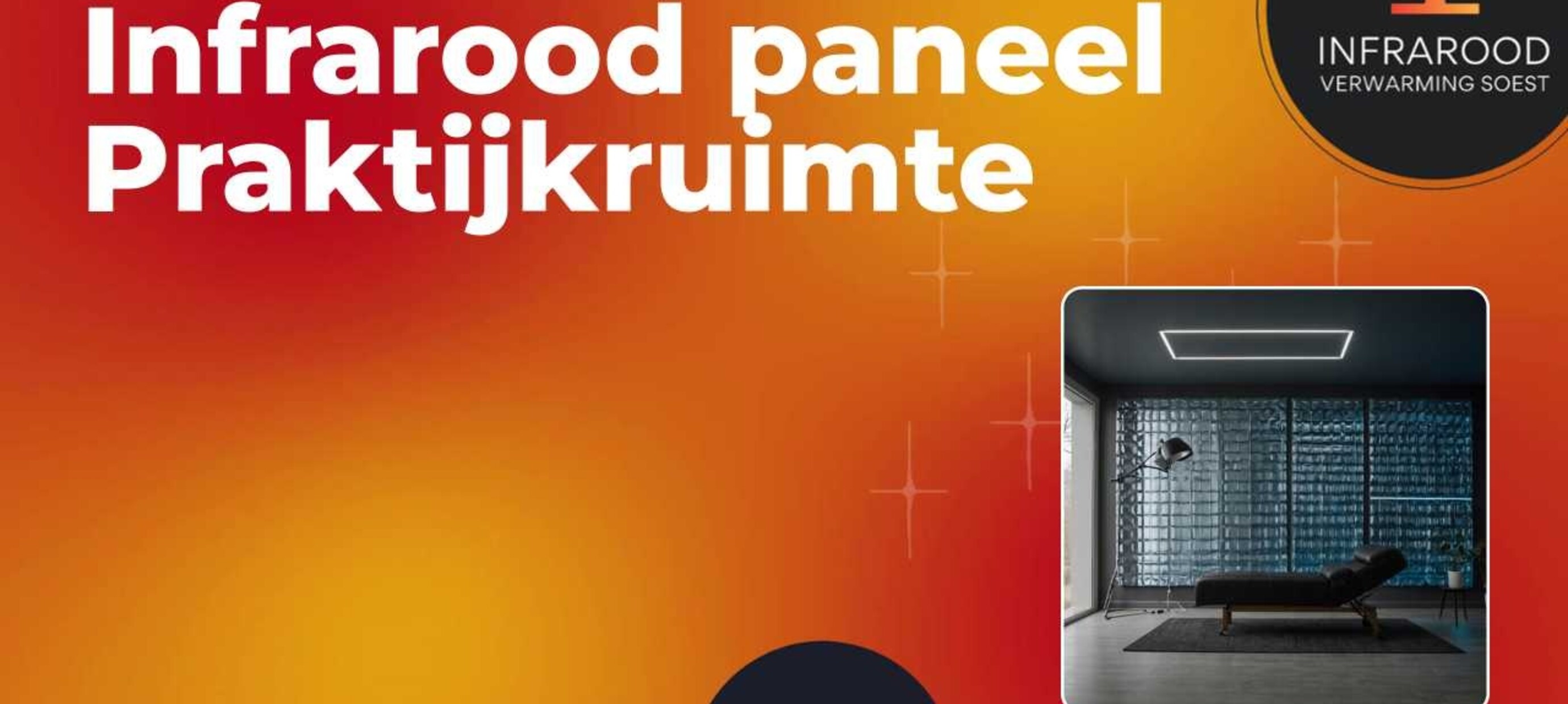 Infrarood paneel Praktijkruimte