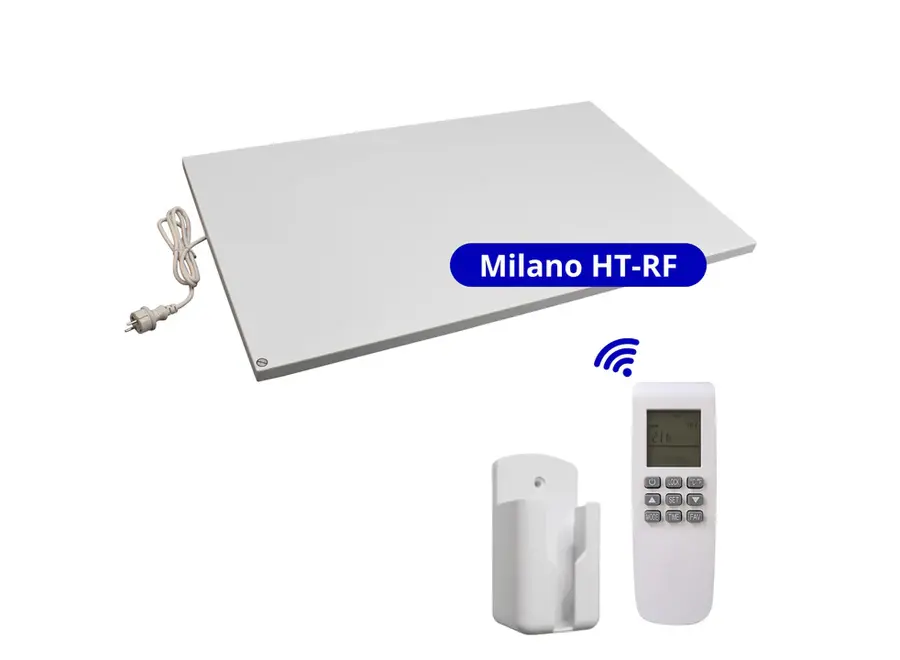Infraroodpaneel plafond 700W compleet met thermostaat functie 60.5 x 100.5 x 2.5cm