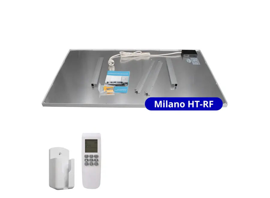 Infraroodpaneel plafond 700W compleet met thermostaat functie 60.5 x 100.5 x 2.5cm