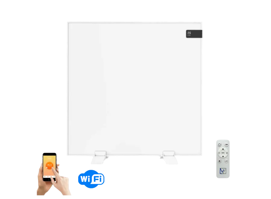 Infrarood Paneel Superia V3 - Wand of vrijstaand - 60 x 60 cm - 360 Watt