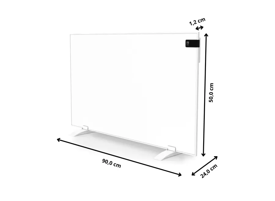 Infrarood Paneel Superia V3 - Wand of vrijstaand - 50 x 90 cm - 450 Watt