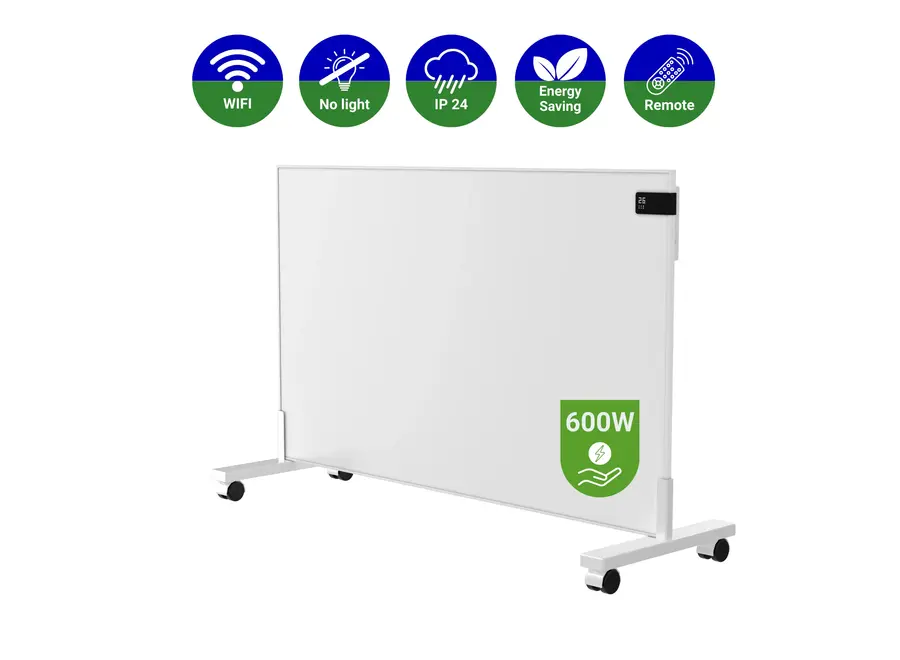 Infrarood Paneel Superia V3 - Wand of vrijstaand - 60 x 100 cm - 600 Watt