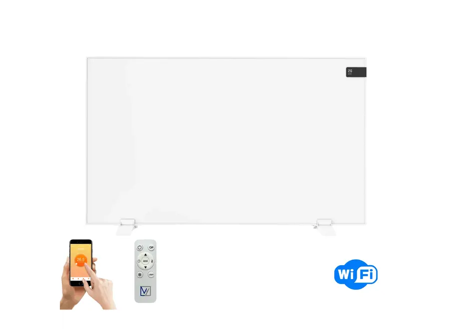 Infrarood Paneel Superia V3 - Wand of vrijstaand - 60 x 100 cm - 600 Watt