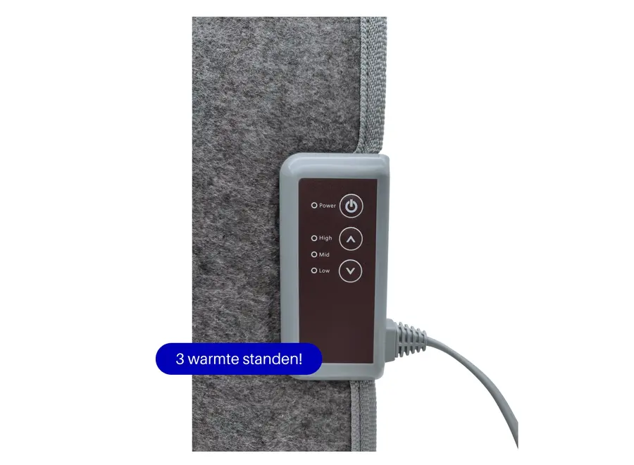 Vouwbaar infrarood paneel met 3 warmtestanden - 100 x 51 cm - 175 watt