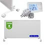 Verona Set C: Verplaatsbaar Infrarood paneel + thermostaat - 700 watt