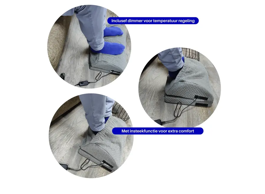 Ergonomisch steunkussen met infrarood verwarming - Grijs