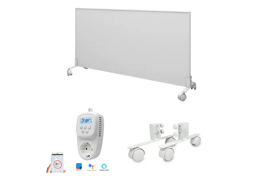 Set D: Infraroodpaneel Napoli + thermostaat - 900 watt