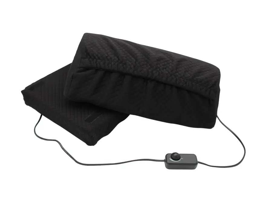 Ergonomisch steunkussen met infrarood verwarming - Zwart