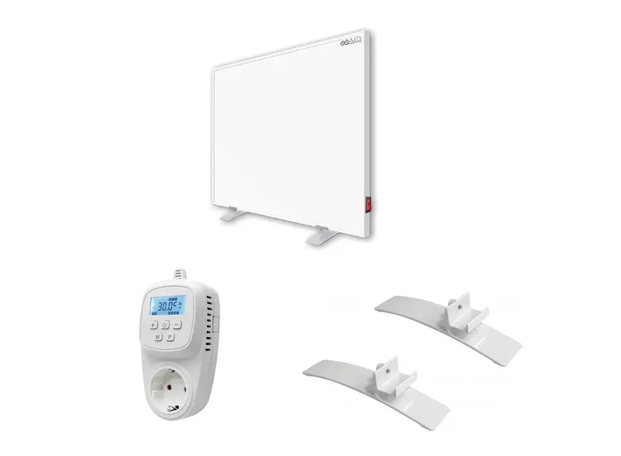 Set B: Verplaatsbaar Infrarood paneel Napoli + thermostaat - 580 watt