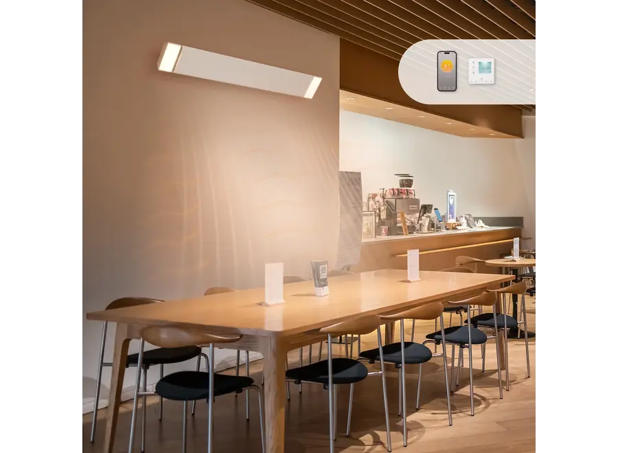 Smart HeatBar Infrarood straler - Ostuni LED - 2400 Watt
