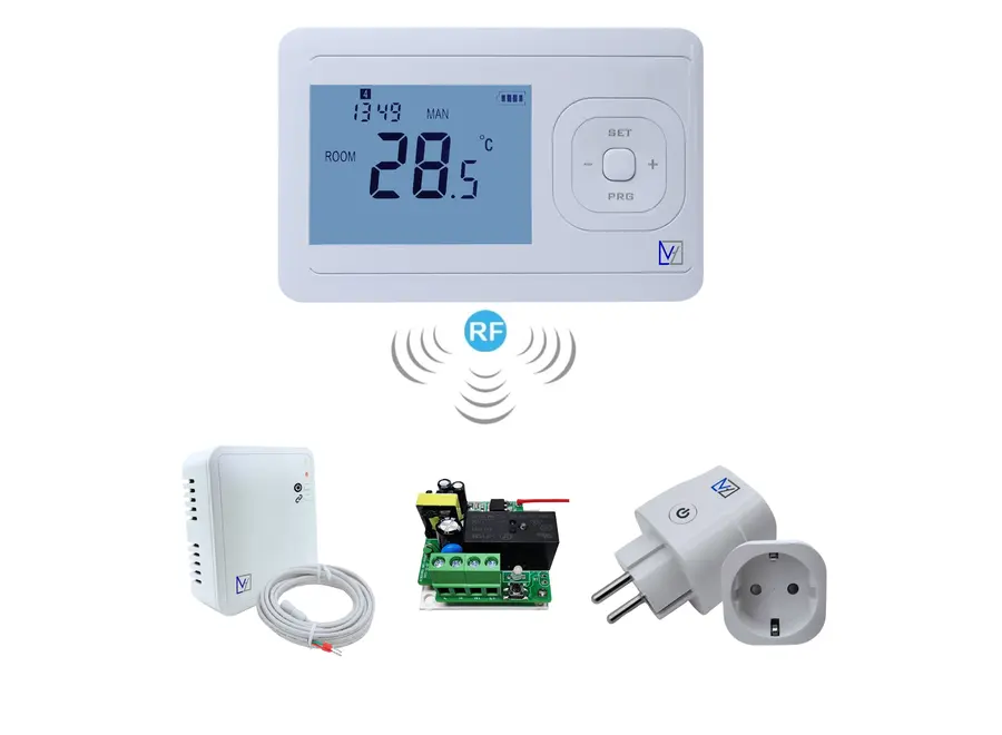 "Echo Wifi" Draadloze wifi thermostaat - programmeerbaar
