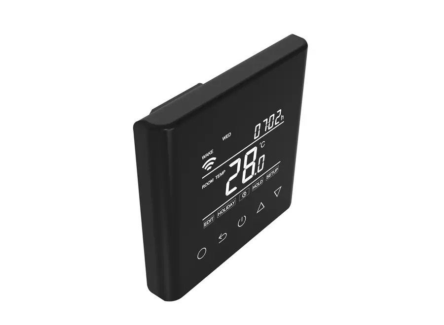 "Calypso-W" Digitale wifi thermostaat - Zwart