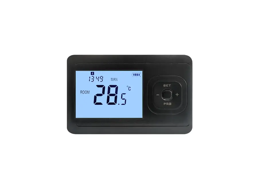 "Echo" Draadloze programmeerbare thermostaat - Zwart
