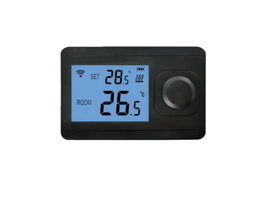"Otus Wifi" Draadloze RF Wifi thermostaat - Mat Zwart