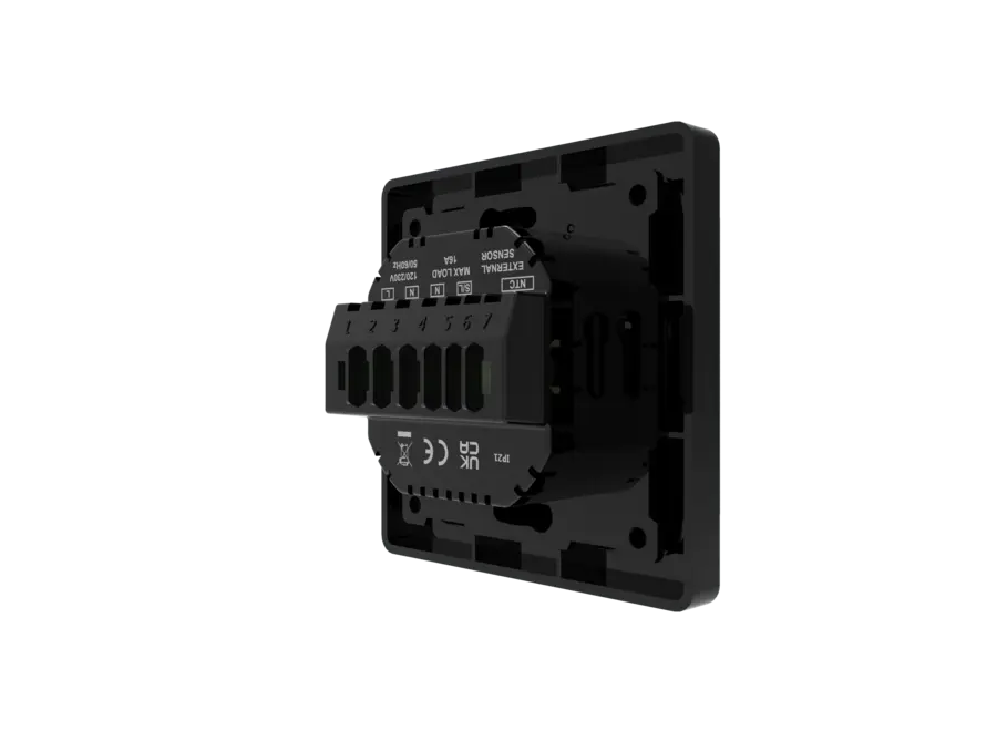 "Olympus" Digitale wifi thermostaat - Zwart