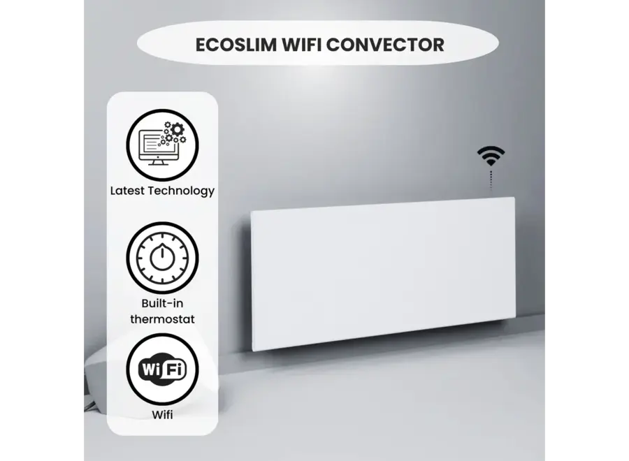 Quality Heating - Eco Slim Wifi white
